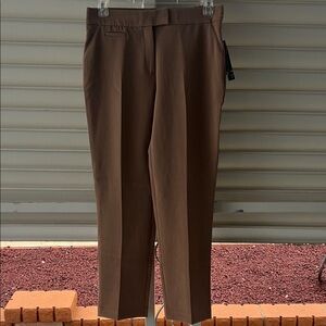Investments Brown Straight Leg Pants